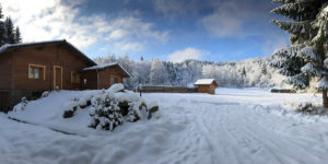 Chalet Grizzli -Vue d'extérieur en hiver