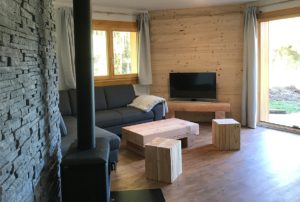 Chalet Le Lynx, espace salon